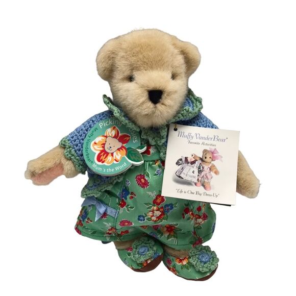 Vintage teddy bears Vanderbear 4 Bear 2  Animal Nutcracker Muffy Mum 8" Lot of 6 - Picture 4 of 12